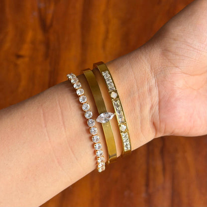 Cypress Thin Wrist/ Baby Size bracelet Stack