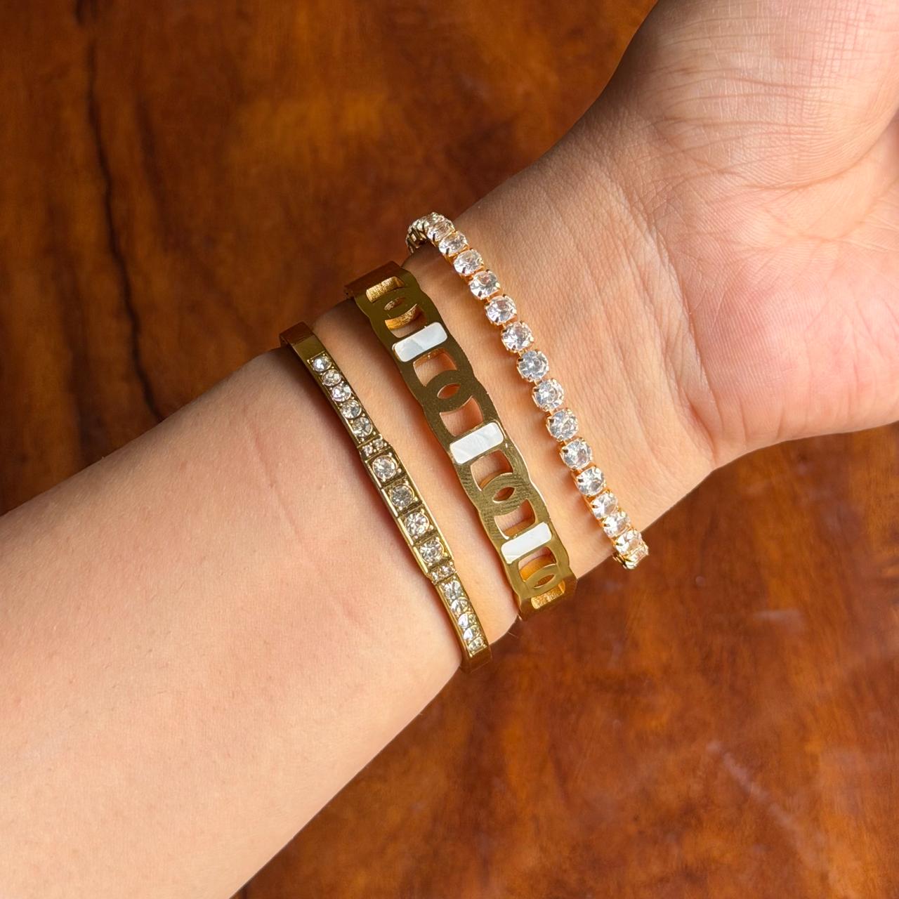 Vine Thin Wrist/ Baby Size bracelet Stack