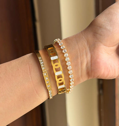 Vine Thin Wrist/ Baby Size bracelet Stack