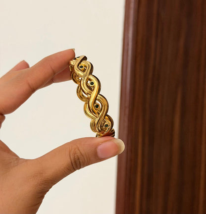 Krisha Green Thin Wrist/ Baby Size bracelet
