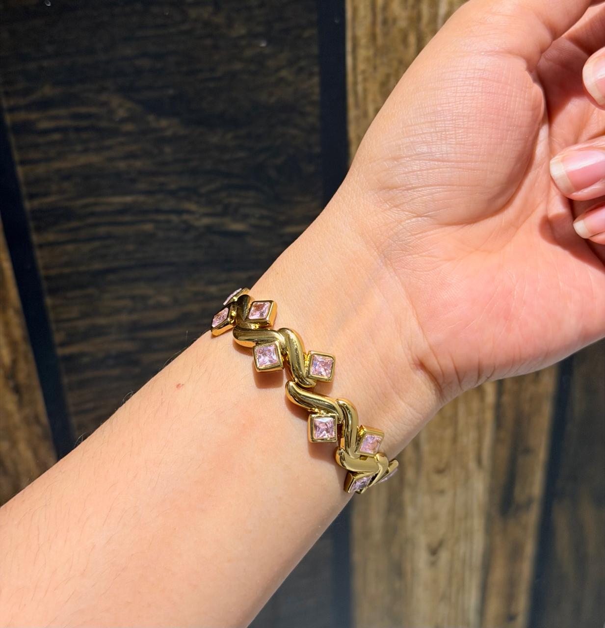 Debolina-Pink Thin Wrist/ Baby Size bracelet