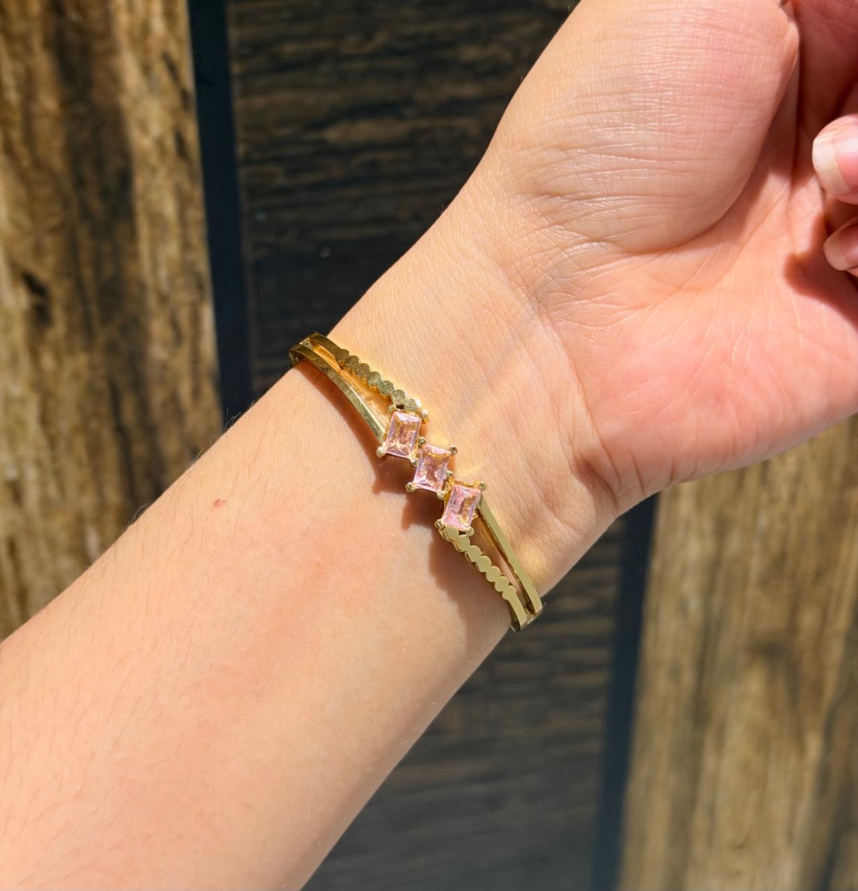 Pravya-Pink Thin Wrist/ Baby Size bracelet