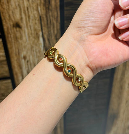 Krisha Multi Thin Wrist/ Baby Size bracelet