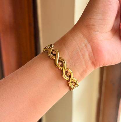 Krisha Pink Thin Wrist/ Baby Size bracelet
