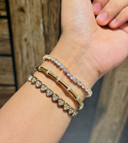 Edith Thin Wrist/ Baby Size bracelet Stack