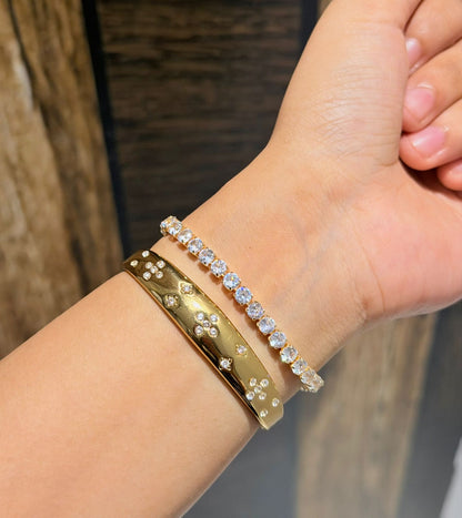 Harrison Thin Wrist/ Baby Size bracelet Stack