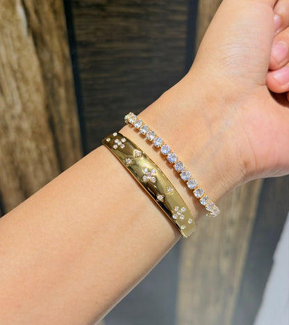 Harrison Thin Wrist/ Baby Size bracelet Stack