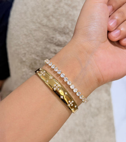 Harrison Thin Wrist/ Baby Size bracelet Stack