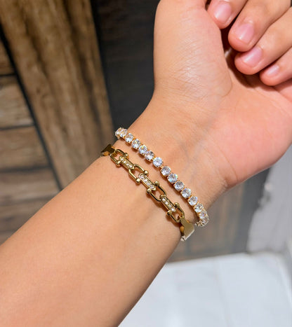 Cecily Thin Wrist/ Baby Size bracelet Stack
