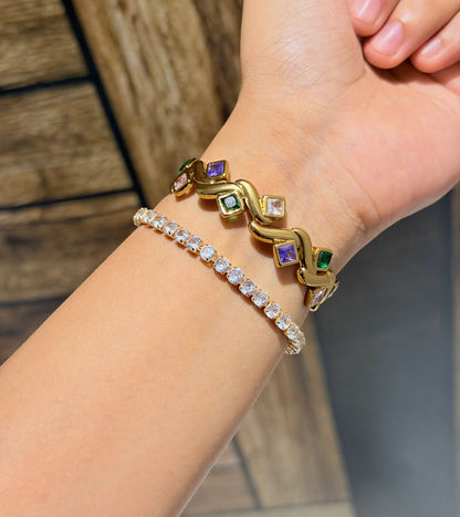 Lowkey Famous Thin Wrist/ Baby Size bracelet Stack