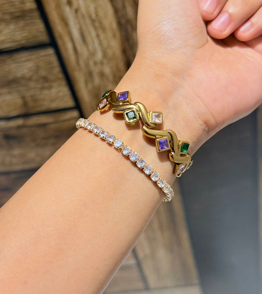 Lowkey Famous Thin Wrist/ Baby Size bracelet Stack
