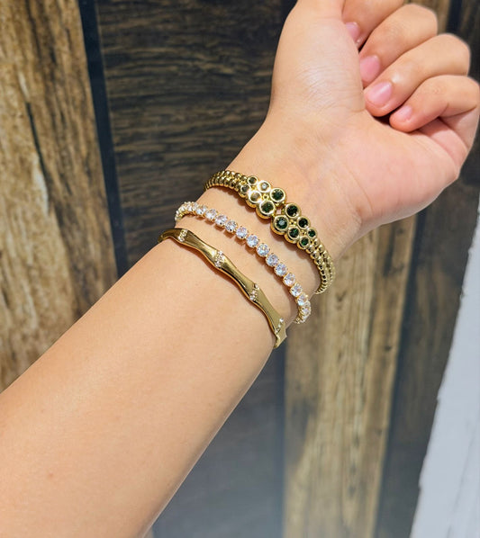 Hard Launch Thin Wrist/ Baby Size bracelet Stack