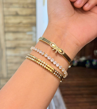 No Context Thin Wrist/ Baby Size bracelet Stack