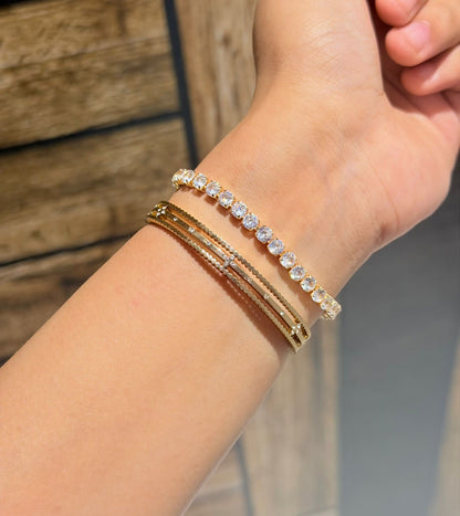 Penthouse Thin Wrist/ Baby Size bracelet Stack