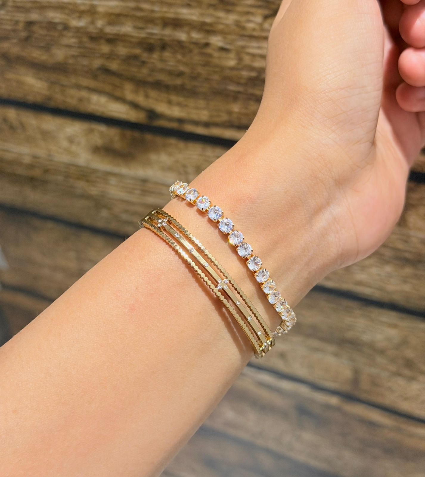 Penthouse Thin Wrist/ Baby Size bracelet Stack