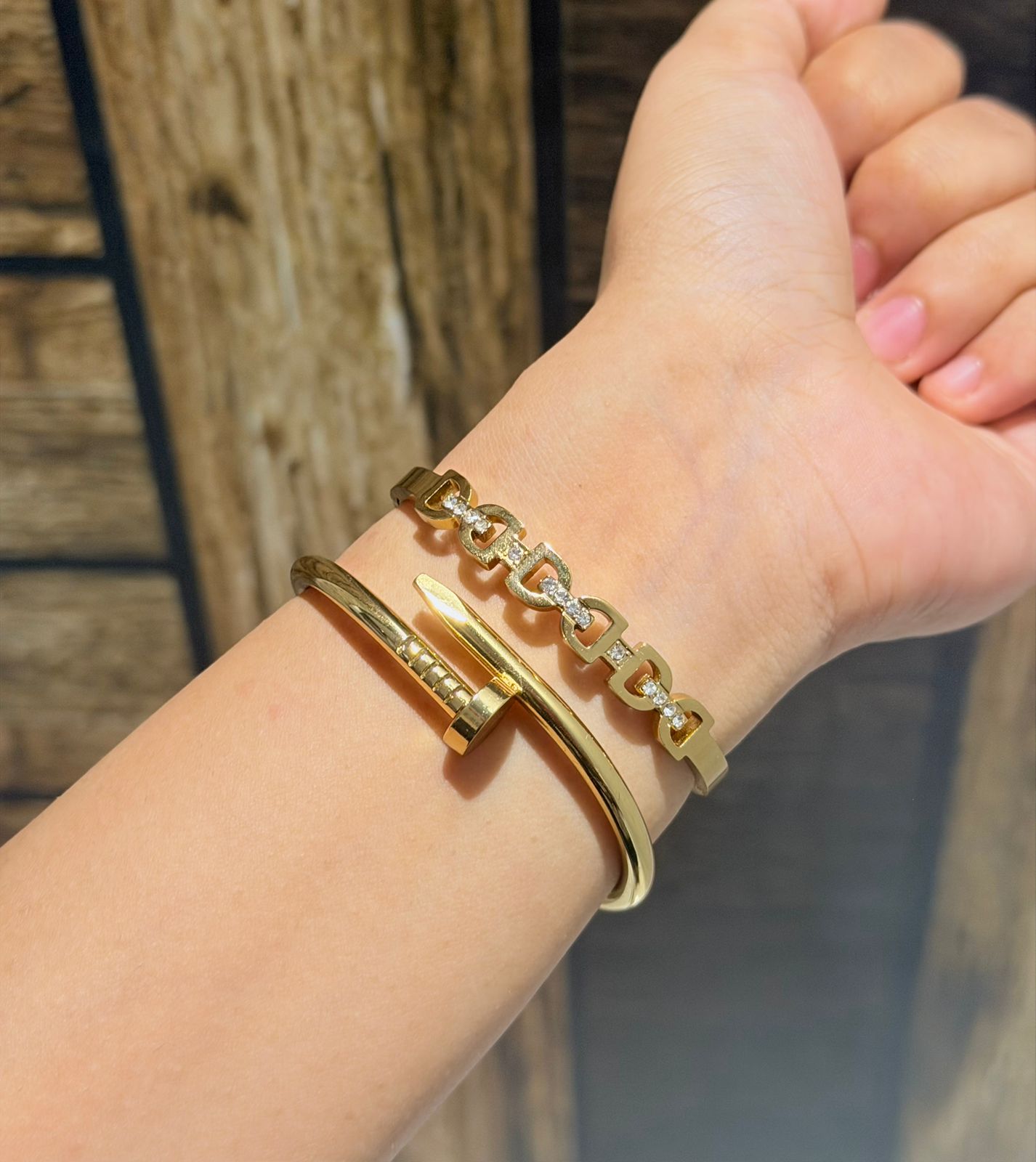 West Wing Thin Wrist/ Baby Size bracelet Stack