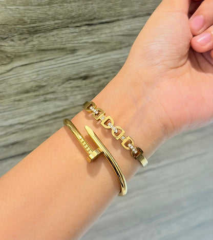 West Wing Thin Wrist/ Baby Size bracelet Stack
