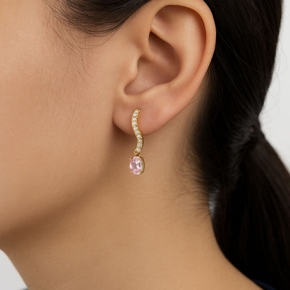 Etoile Rose Drop - 18K Gold Plated