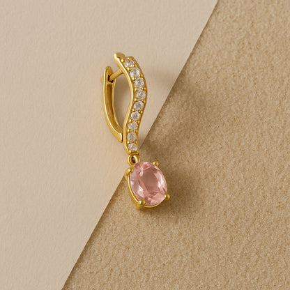 Etoile Rose Drop - 18K Gold Plated