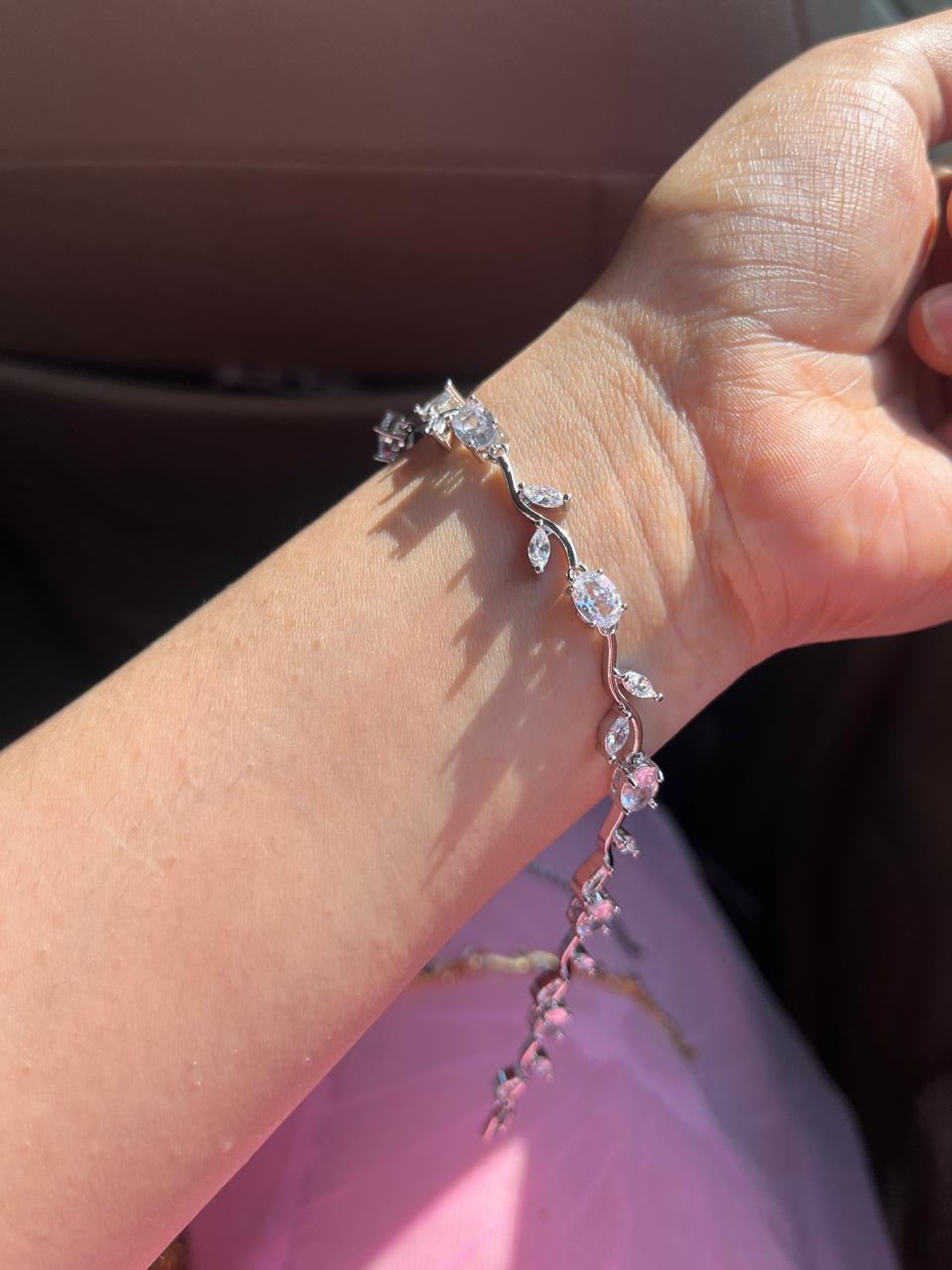 Tulip Silver Bracelet