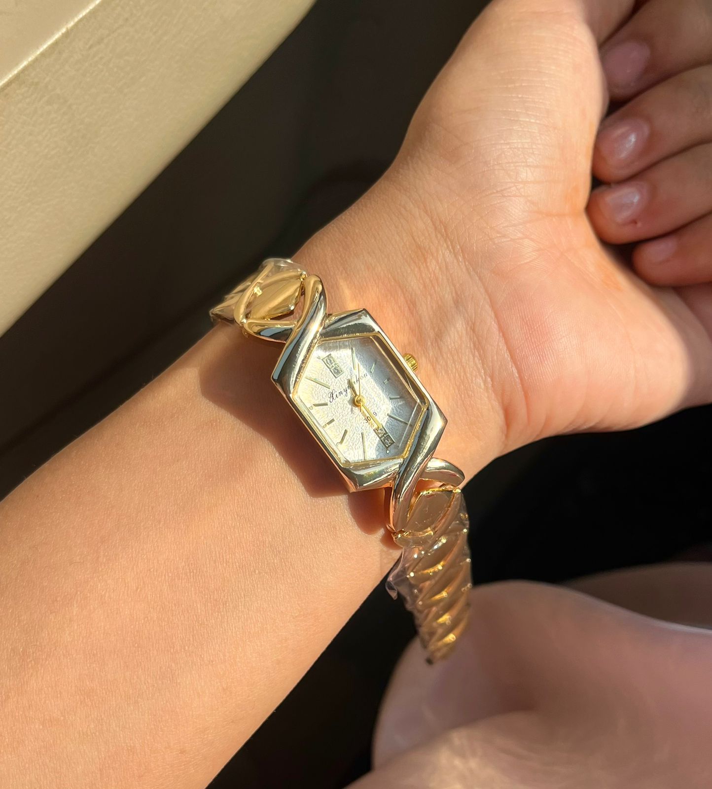 Eveline White Dial Watch