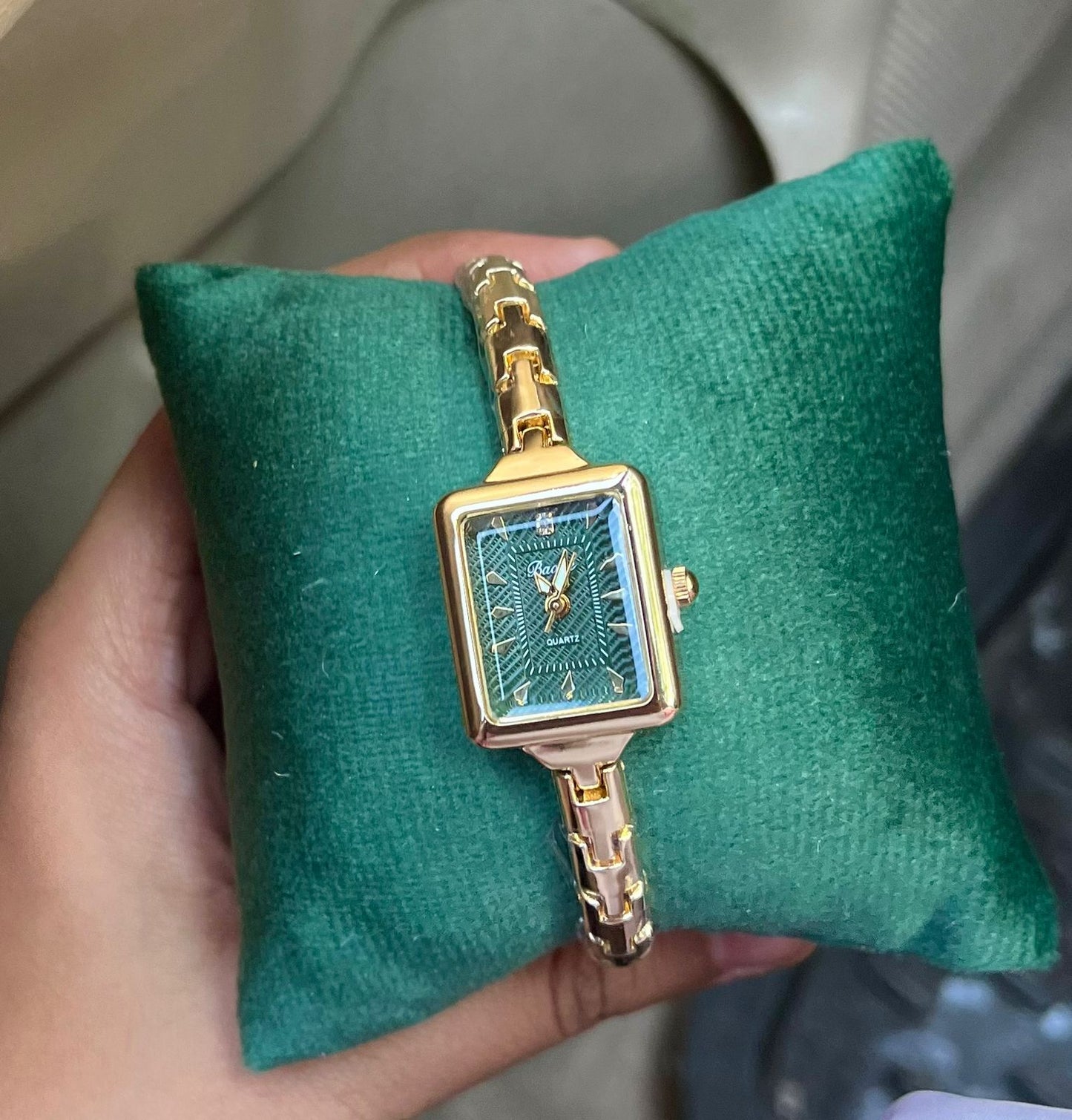 Loren Green Dial Watch