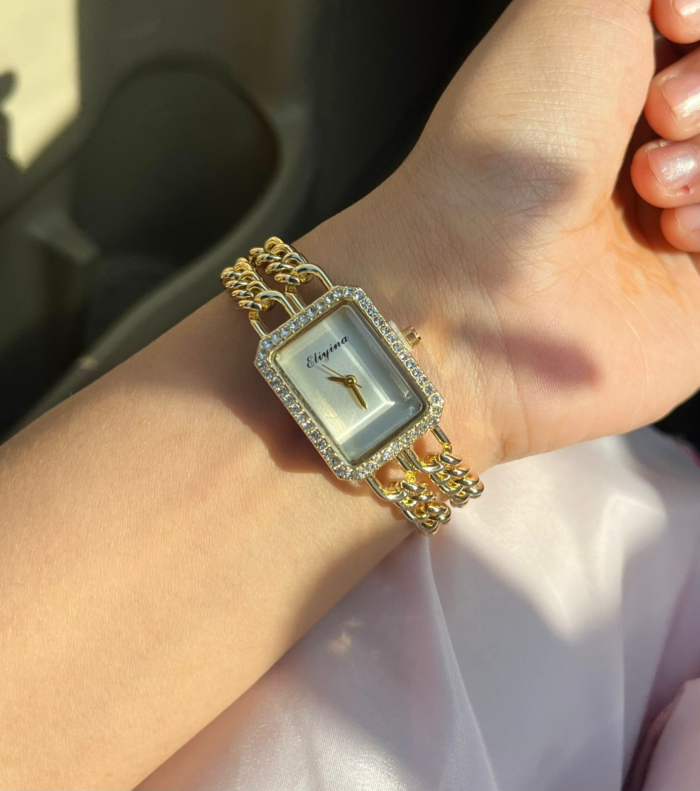 Lyra White Dial Watch