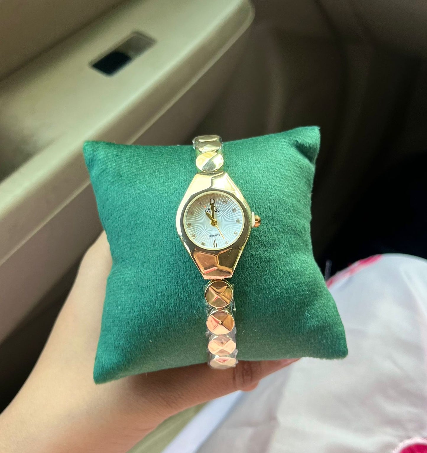 Lielle White Dial Watch