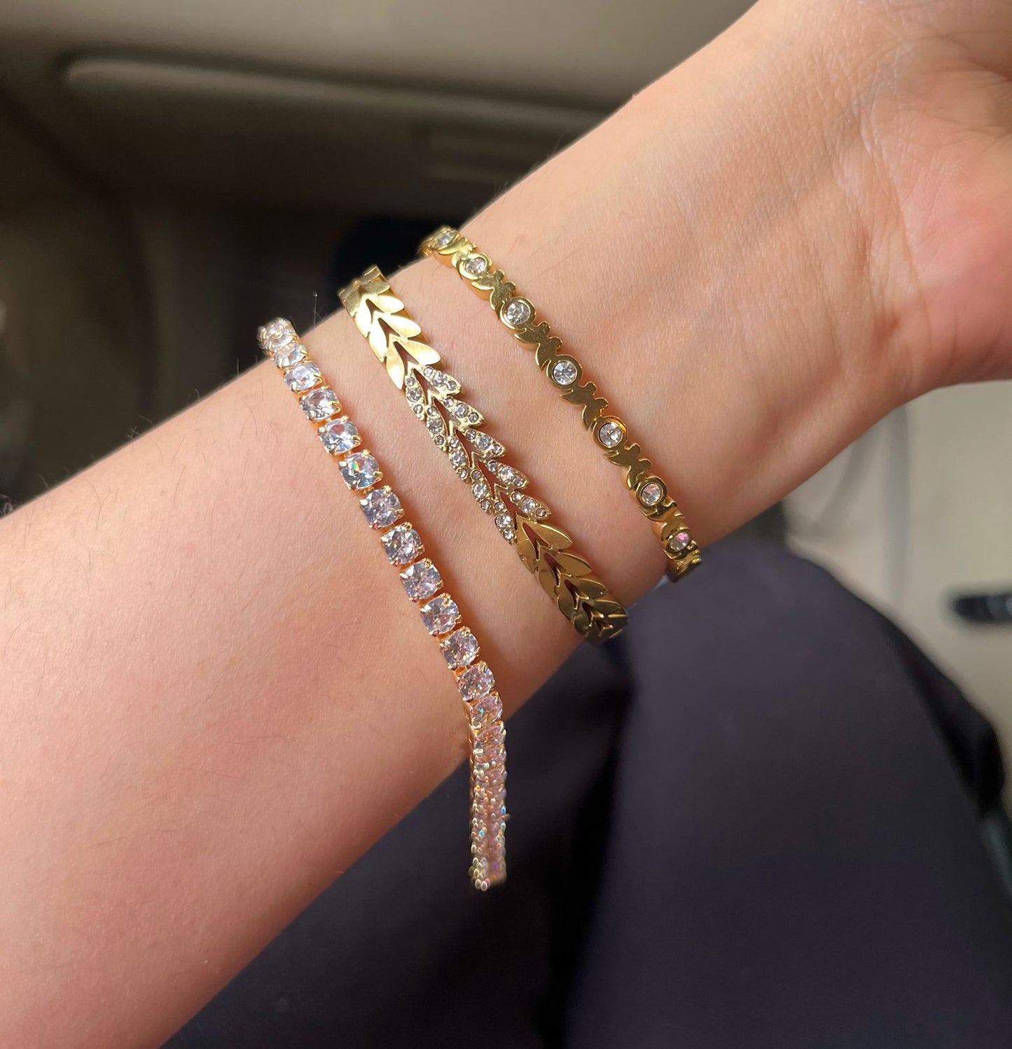 Dorota Thin Wrist/ Baby Size bracelet Stack