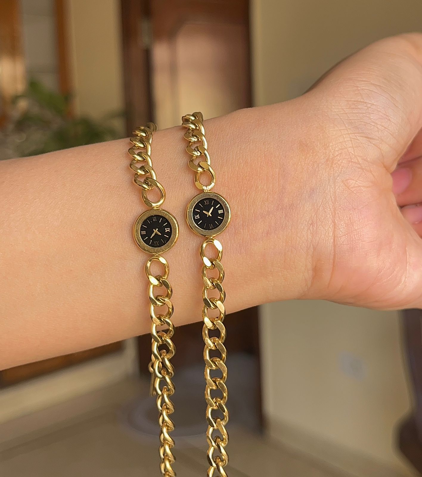 Tiny Circle Vintage Dial Bracelet
