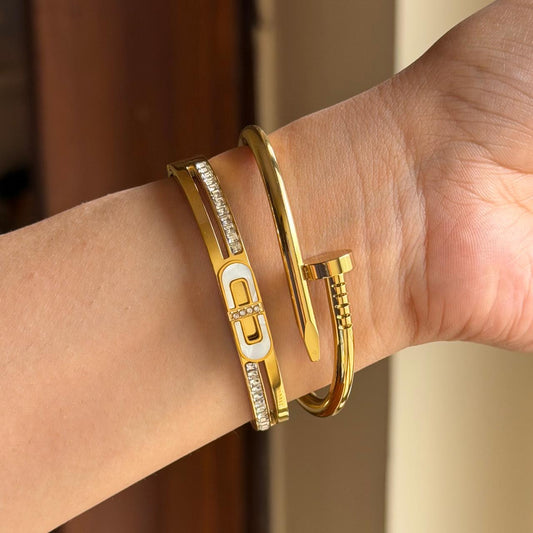 River Thin Wrist/ Baby Size bracelet Stack