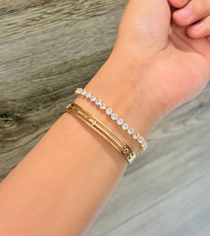 Penthouse Thin Wrist/ Baby Size bracelet Stack