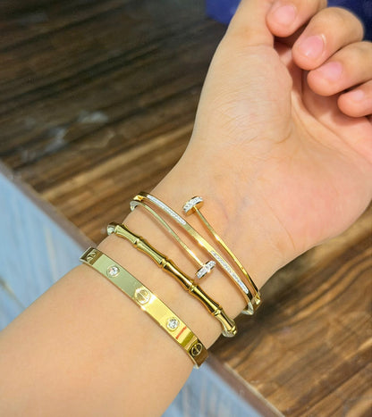 Muted Thin Wrist/ Baby Size bracelet Stack