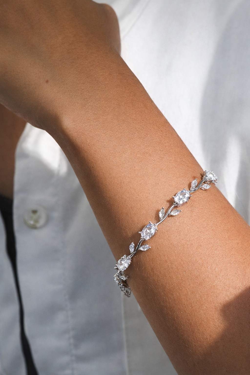 Tulip Silver Bracelet