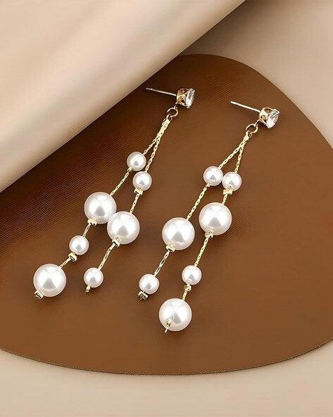 Long Pearl Dangling - SubhagAlankar