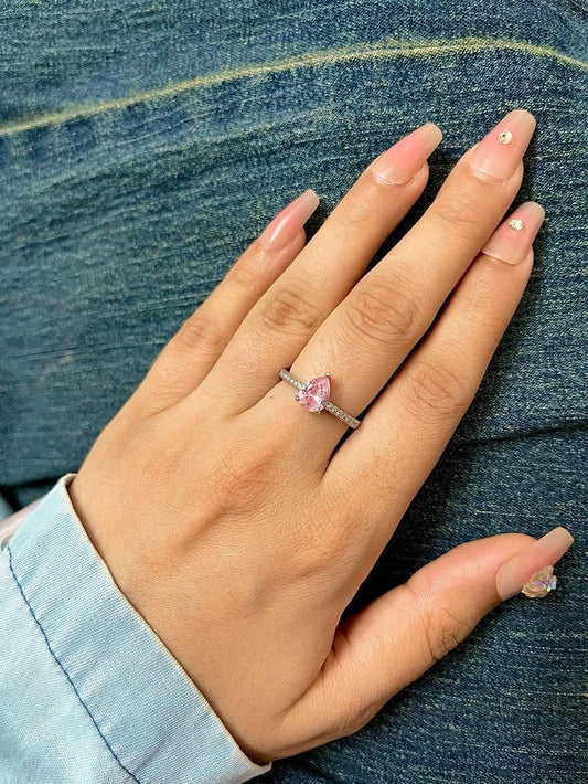 Icy Blush Ring