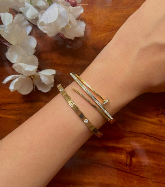 Little Luxe Duo Stack For Thin Wrist / Baby Size