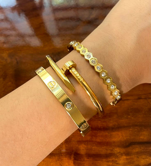 Untamed Stack Thin Wrist/ Baby Size bracelet