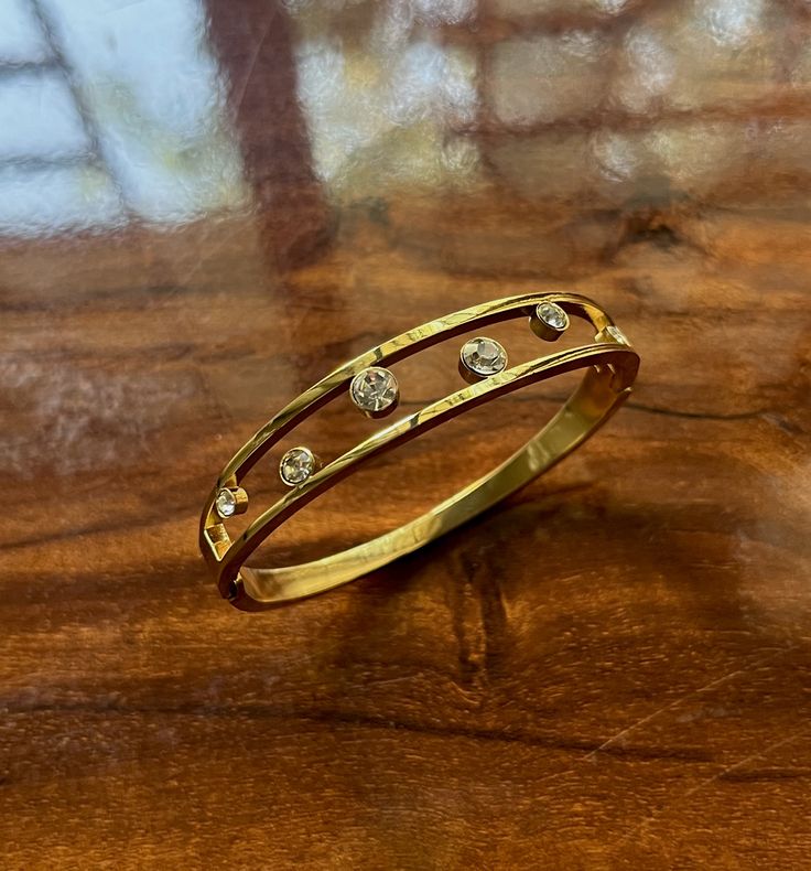 She Said Gold Thin Wrist/ Baby Size bracelet