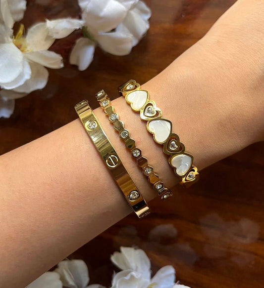 Love Everyday Stack Thin Wrist/ Baby Size bracelet