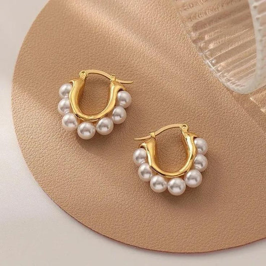 All Day Pearl Hoop