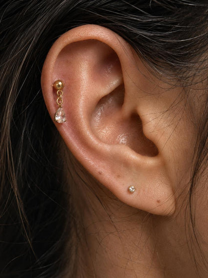 Tear Drop Cartilage Earring