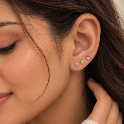 The Dainty Trio Studs
