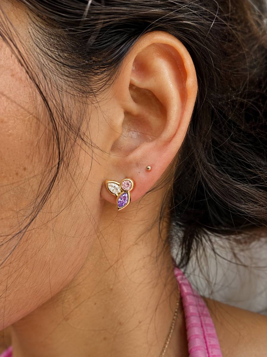Salvia Leaf Earring