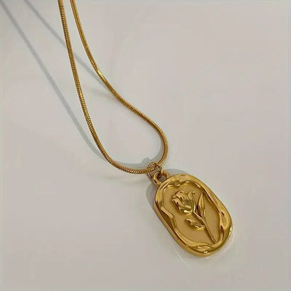 Vintage Rose Necklace