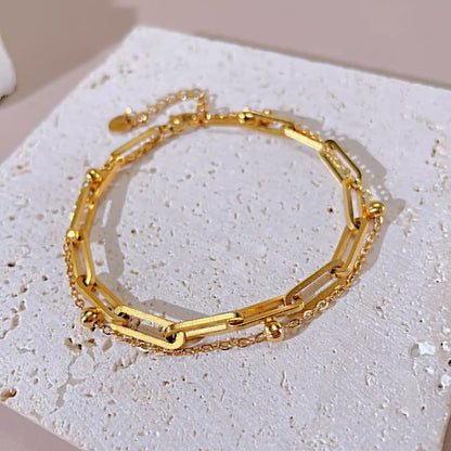 Layer Slayer Gold Link Bracelet