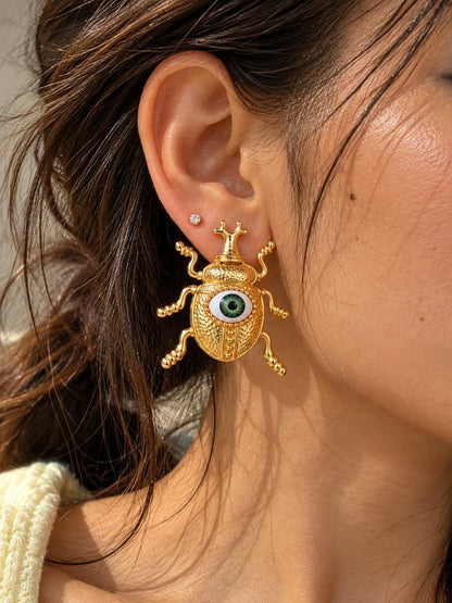 Beetle Statement Earring