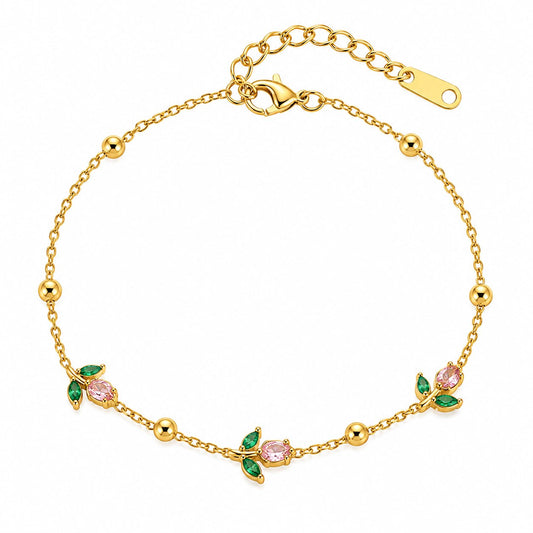 Tiny Tulip Bracelet