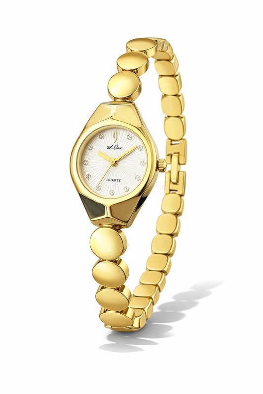 Lielle White Dial Watch