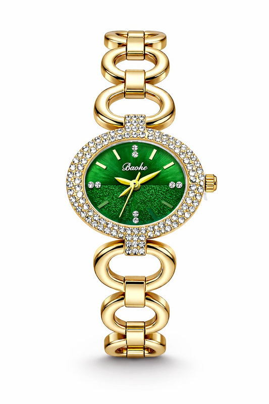 Faye Green Dial Watch